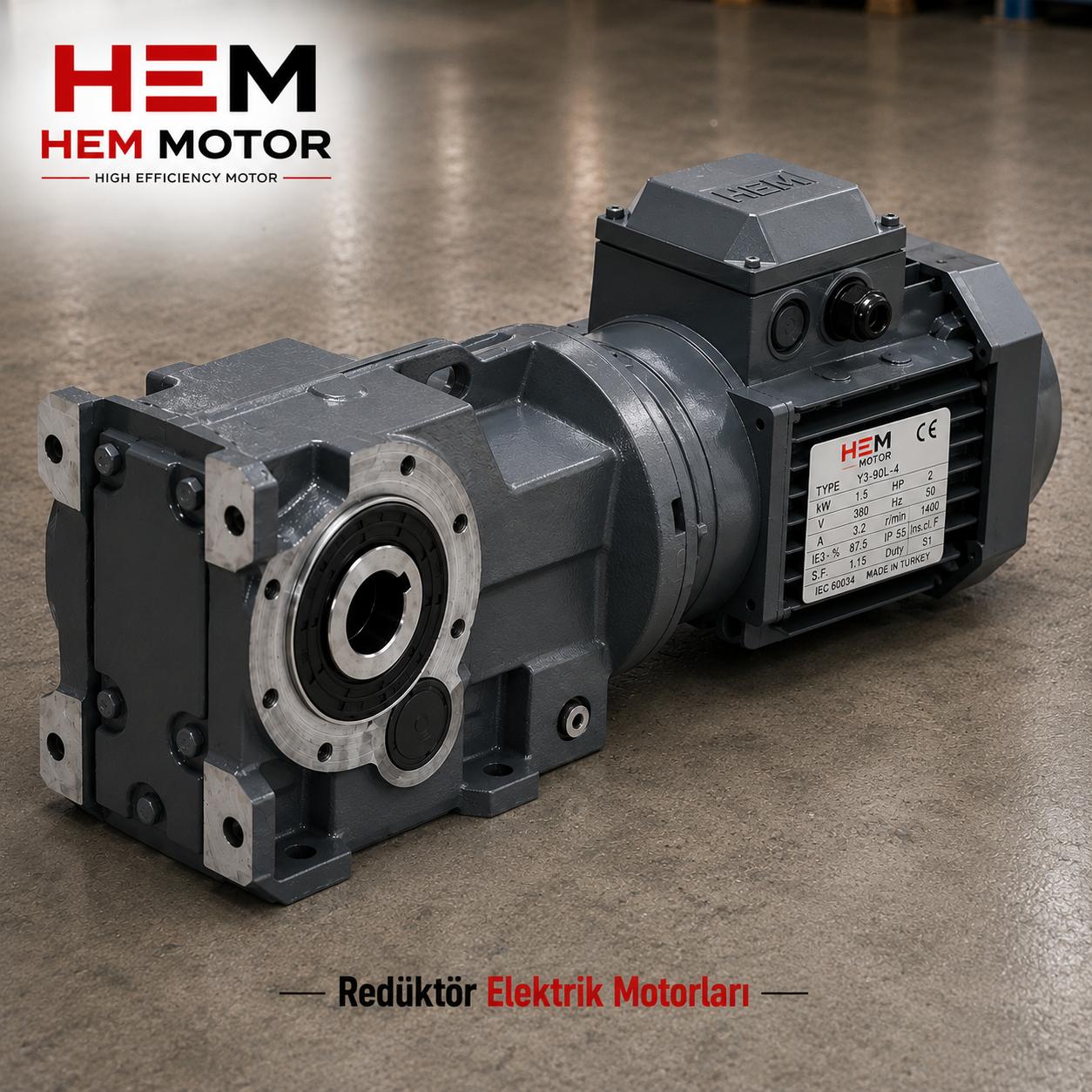 Mounting a B5 flanged electric motor onto a worm gear reducer and IEC frame matching